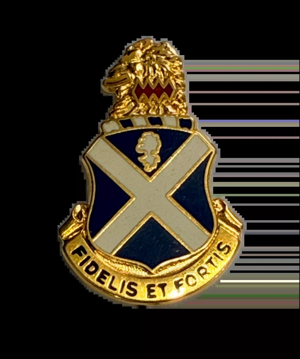 113th Infantry Regiment Unit Crest Insignia Pin