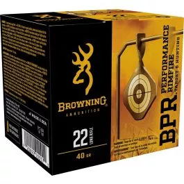 Browning Ammo BPR Performance Rimfire .22 LR 40gr Lead Round Nose 400rd Box