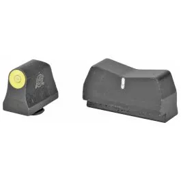 XS Sights DXW2 Suppressor Height Night Sight Glock 17/19 Taurus G3c Walther PDP Black, Yellow