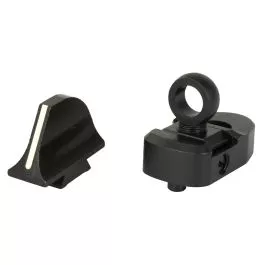 XS Sights Ghost Ring Rear Sight Henry .45-70 with Round Barrel Yellow Front