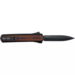 Zastava A7 OTF Knife S35VN Dagger Blade American Walnut Wood